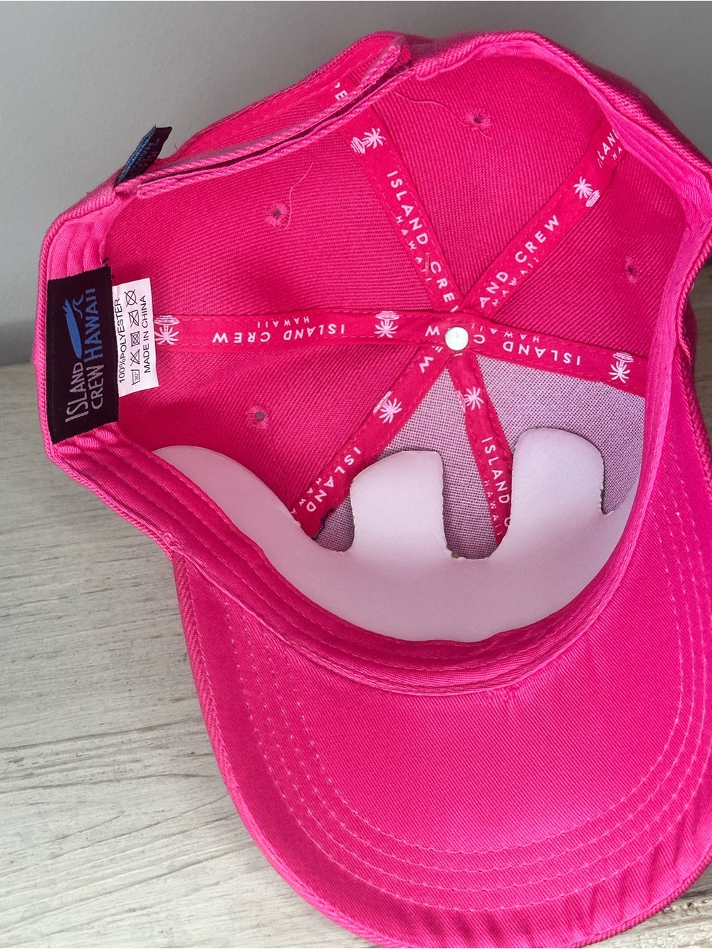 aloha Pink Adjustable Baseball Cap - Picture 6 of 8